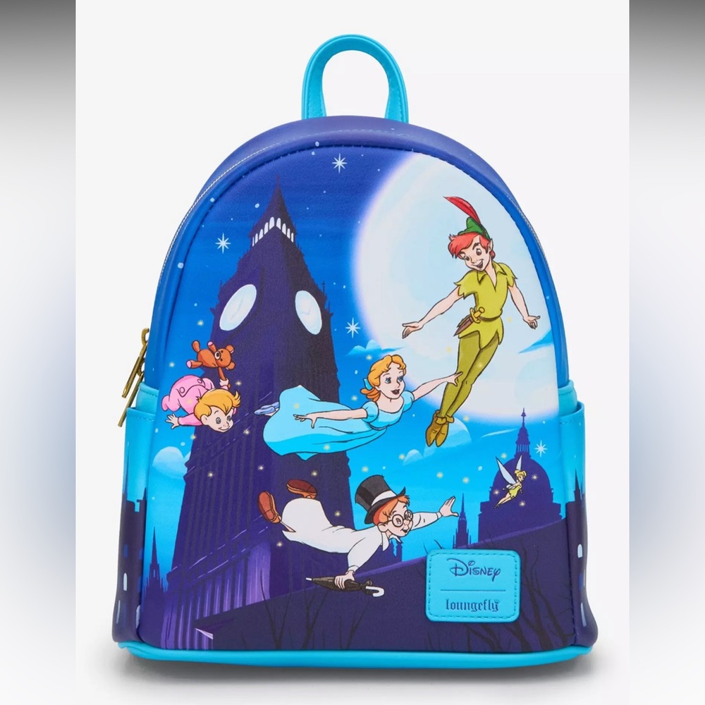 Loungefly Disney Peter Pan Night Flight Mini Backpack